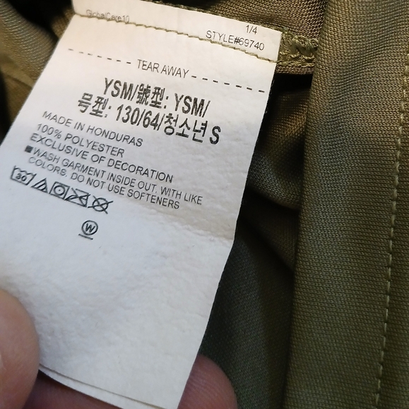 Under Armour Project Rock " Blood Sweat Respect " T-Shirt Boys Size Small - Picture 4 of 4